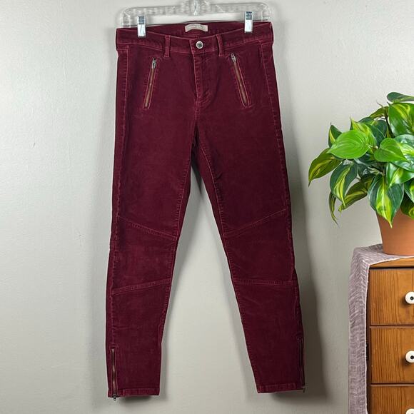 Banana Republic Denim - Banana Republic Burgundy Corduroy Jeans Size 29